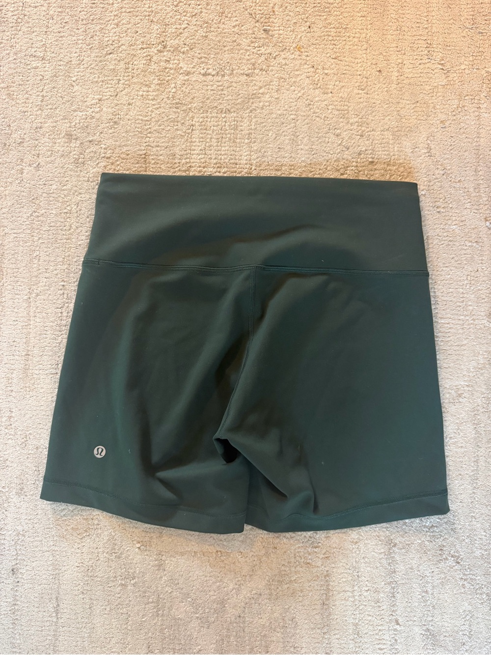 lululemon athletica Women's Forest Green High-Rise Athletic Shorts